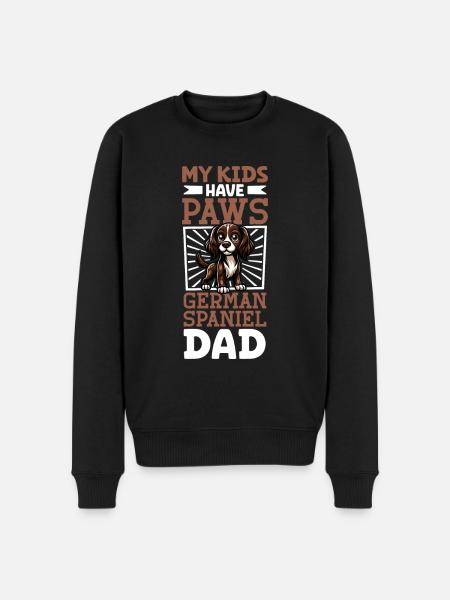 German Quail Dog Dad - Men's Premium Organic Jumper - black