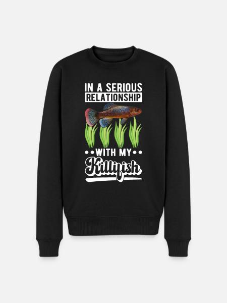 Killifish Quarium Fish - Men's Premium Organic Jumper - black
