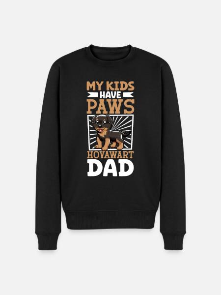 Hovawart Papa - Men's Premium Organic Jumper - black