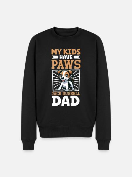 Jack Russell Terrier Dad - Men's Premium Organic Jumper - black