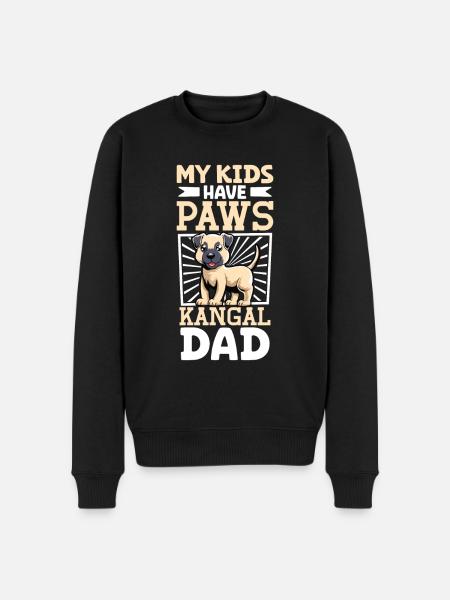 Kangal Shepherd Dog Dad - Men's Premium Organic Jumper - black