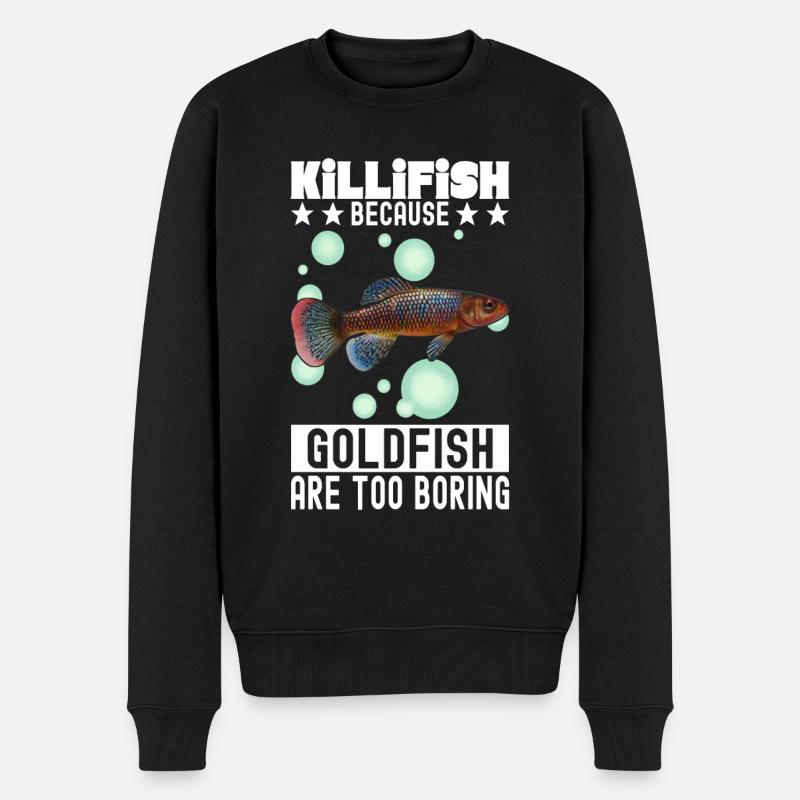 Killifish Quarium Fish - Pull Premium bio Homme - noir