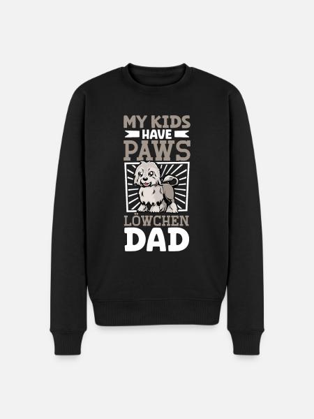 Lion Dad - Men's Premium Organic Jumper - black