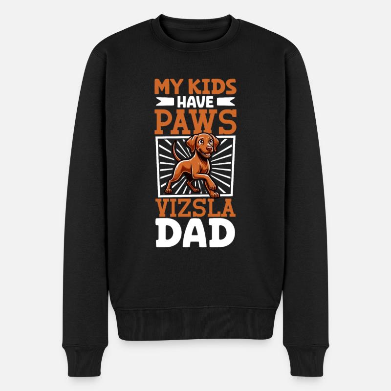 Magyar Vizsla Papa - Pull Premium bio Homme - noir