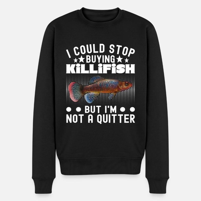 Killifish Quarium Fish - Pull Premium bio Homme - noir