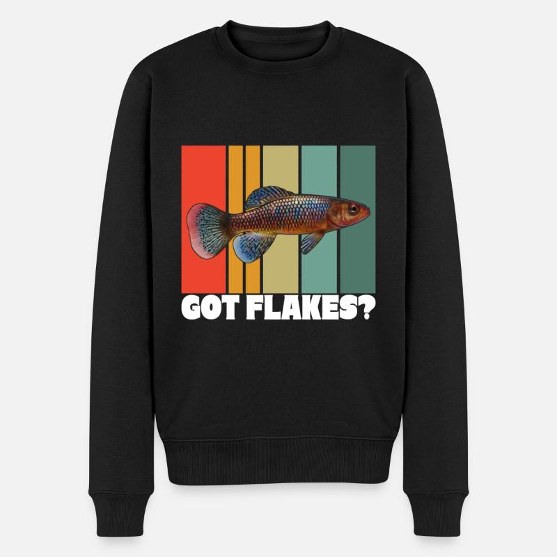 Killifish Quarium Fish - Pull Premium bio Homme - noir