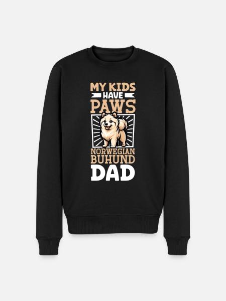 Norwegian boo dad - Men's Premium Organic Jumper - black