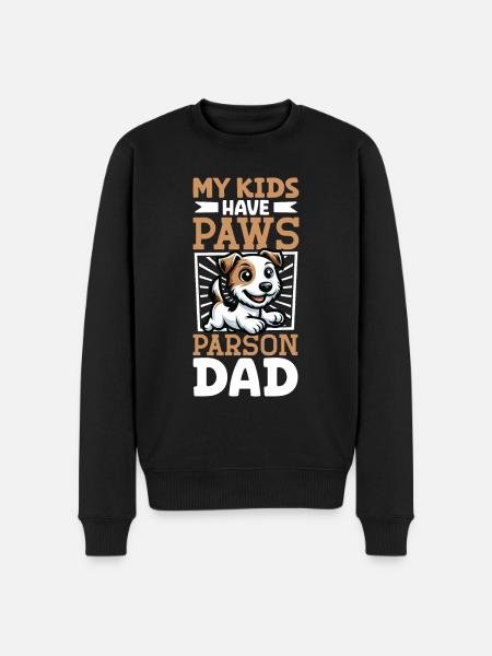 Parson Russell Terrier Dad - Men's Premium Organic Jumper - black
