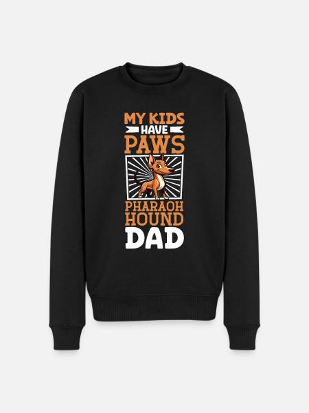 Pharaoh Dog Dad - Men's Premium Organic Jumper - black