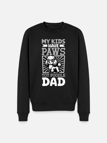 Toy Poodle Dad - Men's Premium Organic Jumper - black