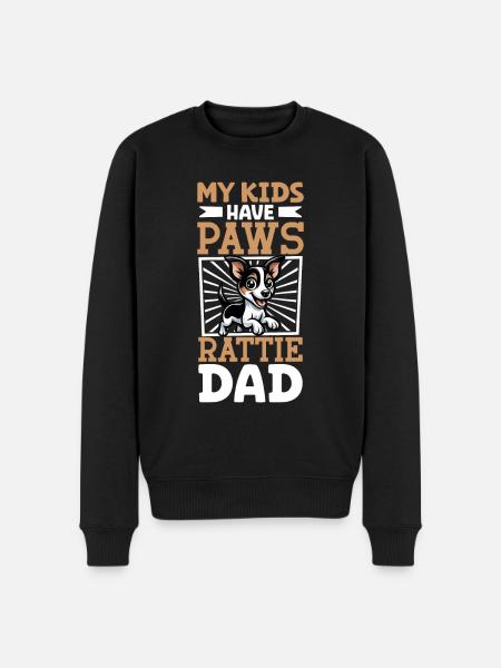 Rat Terrier Dad - Men's Premium Organic Jumper - black