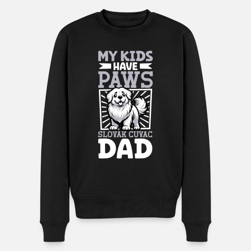 Slovensky cuvac papa - Pull Premium bio Homme - noir