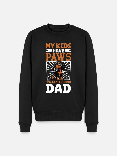 Smålandsstövare Papa - Men's Premium Organic Jumper - black