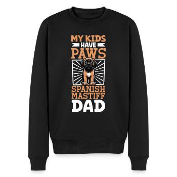 Mastín Español Papa - Männer Premium Bio Pullover - Schwarz - Vorne - Nico (187cm)