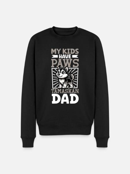 Tamaskan Dad - Men's Premium Organic Jumper - black