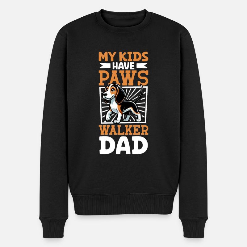 Treeing Walker Coonhound Papa - Pull Premium bio Homme - noir