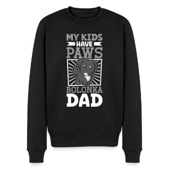 Bolonka Zwetna Papa - Männer Premium Bio Pullover - Schwarz - Vorne - Nico (187cm)