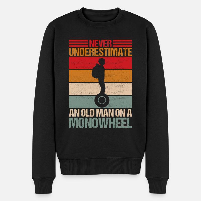 EUC Monowheel - Men's Premium Organic Jumper - black