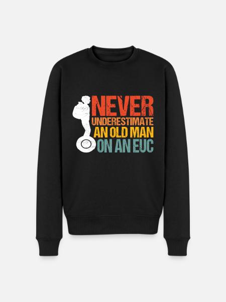 EUC Monowheel - Männer Premium Bio Pullover - Schwarz