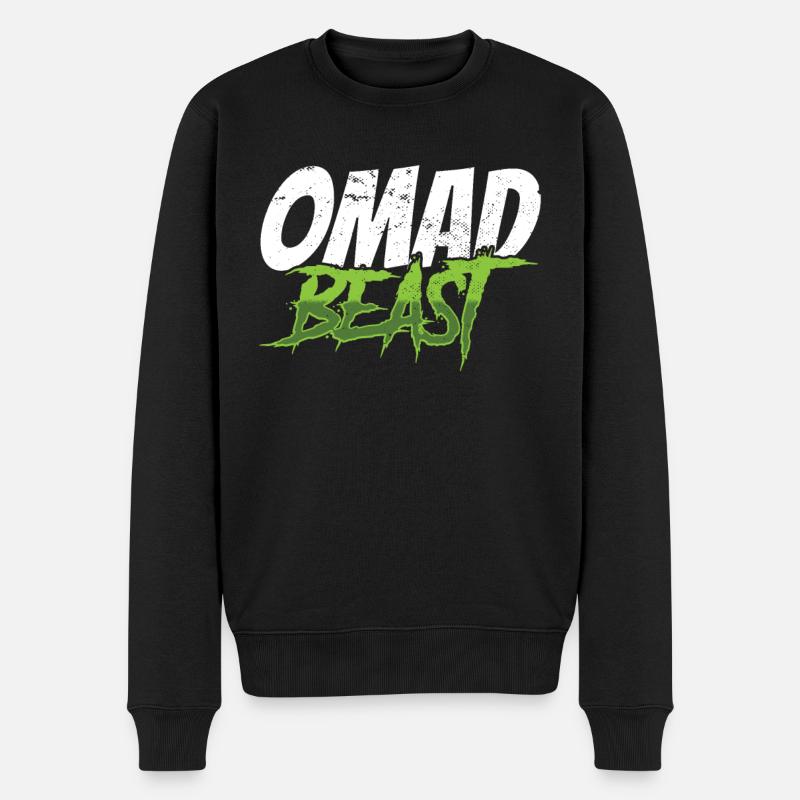 Intermittent fasting Weight loss - Men's Premium Organic Jumper - black