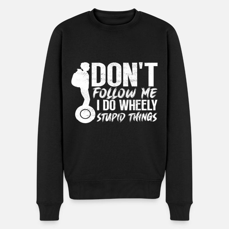 EUC Monowheel - Men's Premium Organic Jumper - black