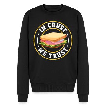 Sandwich Sandwich Snack Célébration - Pull Premium bio Homme - noir - Devant - Nico (187cm)