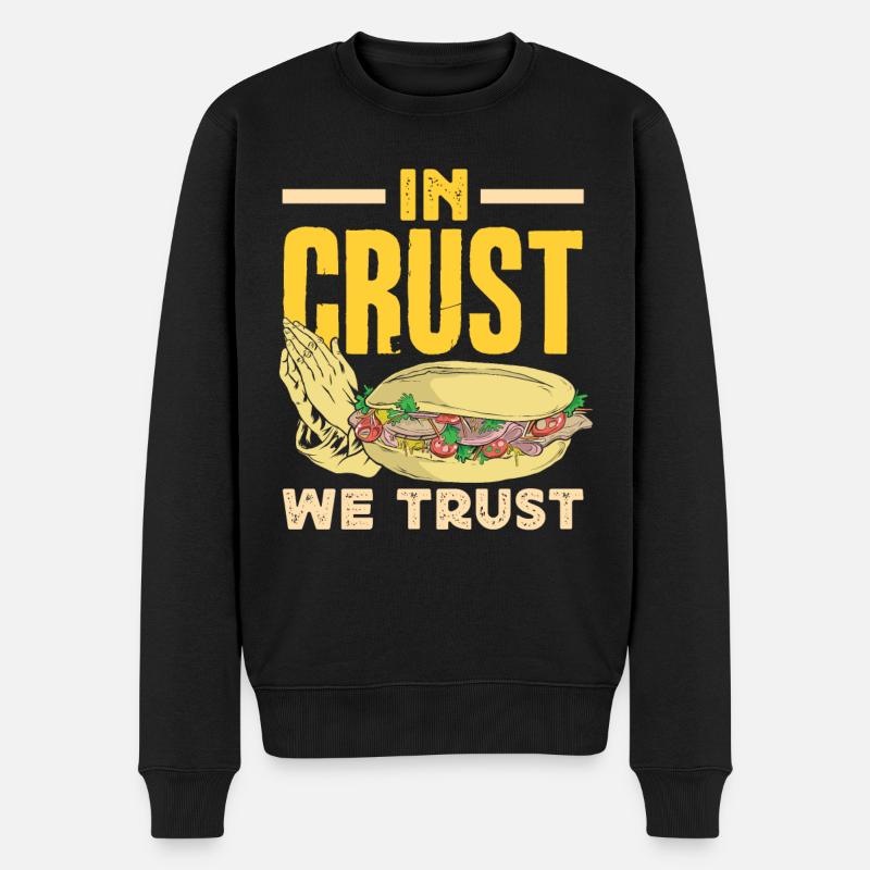 Sandwich Sandwich Snack Célébration - Pull Premium bio Homme - noir
