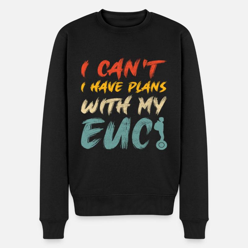 EUC Monowheel - Männer Premium Bio Pullover - Schwarz