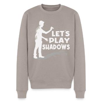 Handschattenpuppenspiel Puppen - Männer Premium Bio Pullover - Taupe - Vorne - Nico (187cm)
