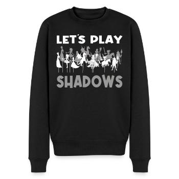 Handschattenpuppenspiel Puppen - Männer Premium Bio Pullover - Schwarz - Vorne - Nico (187cm)