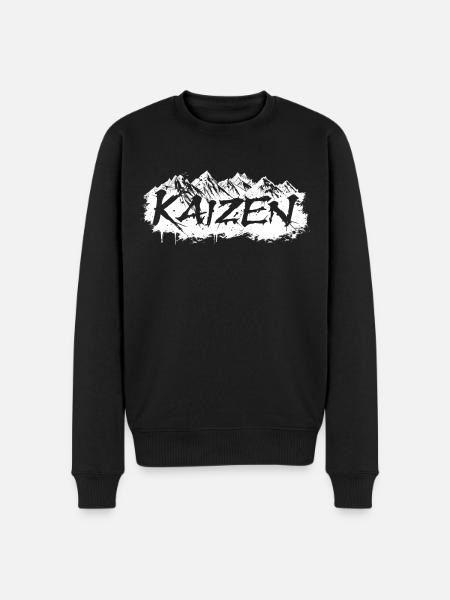 Hiragana Katakana Kaizen-methode Kaizen - Männer Premium Bio Pullover - Schwarz