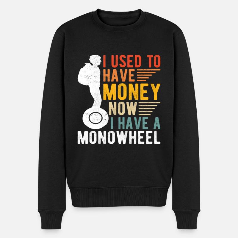 EUC Monowheel - Men's Premium Organic Jumper - black