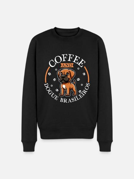 Coffee and Dogue Brasileiro - Men's Premium Organic Jumper - black