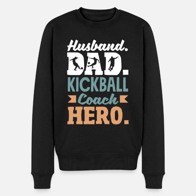 Kickball Player Legend - Men's Premium Organic Jumper - black