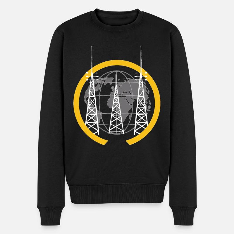 Fier opérateur radio amateur - Pull Premium bio Homme - noir
