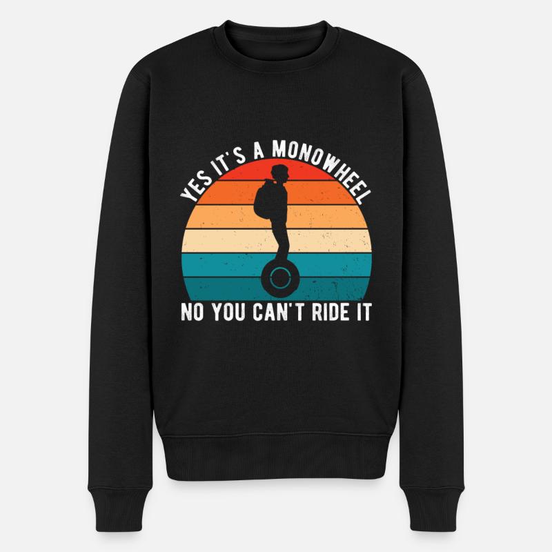 EUC Monowheel - Men's Premium Organic Jumper - black