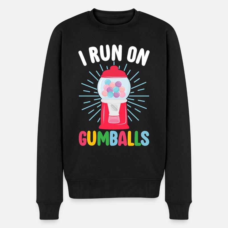 Gumball Machine Kaugummiautomat - Männer Premium Bio Pullover - Schwarz
