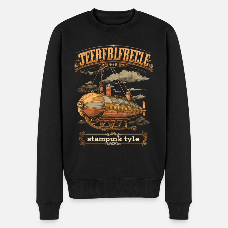 Steam Punk Art Funky Steampunk - Pull Premium bio Homme - noir