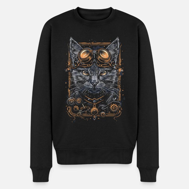 Steam Punk Art Funky Steampunk - Pull Premium bio Homme - noir