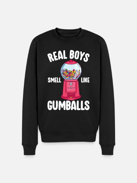 Gumball Machine Chewing Gum Machine - Men's Premium Organic Jumper - black
