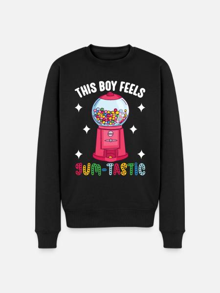Gumball Machine Chewing Gum Machine - Men's Premium Organic Jumper - black