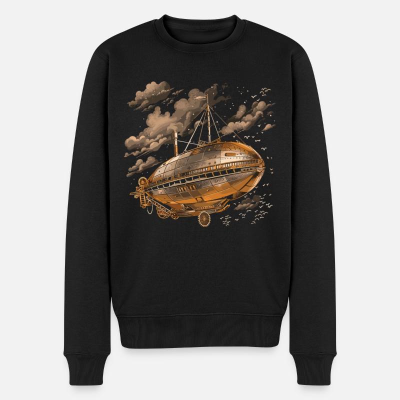 Steam Punk Art Funky Steampunk - Pull Premium bio Homme - noir