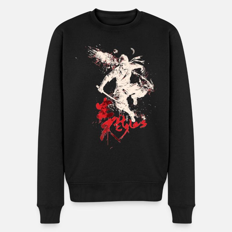 Arnis Eskrima Kali Fma - Pull Premium bio Homme - noir