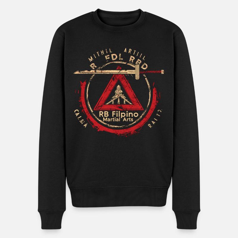 Arnis Eskrima Kali Fma - Pull Premium bio Homme - noir