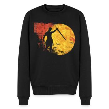 Arnis Eskrima Kali Fma - Männer Premium Bio Pullover - Schwarz - Vorne - Nico (187cm)