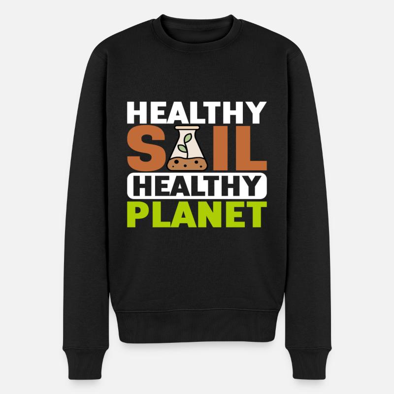 Bodenwissenschaftler Science du sol - Pull Premium bio Homme - noir