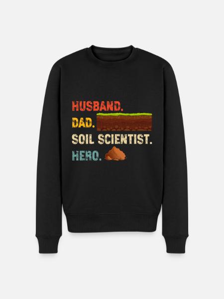 Bodenwissenschaftler Soil Science - Men's Premium Organic Jumper - black