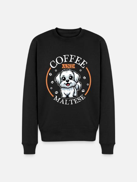 Coffee and Malteser - Men's Premium Organic Jumper - black