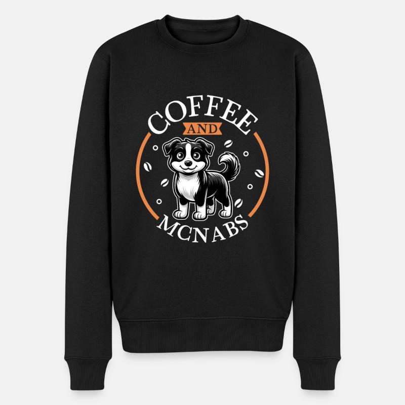 Café et McNab - Pull Premium bio Homme - noir
