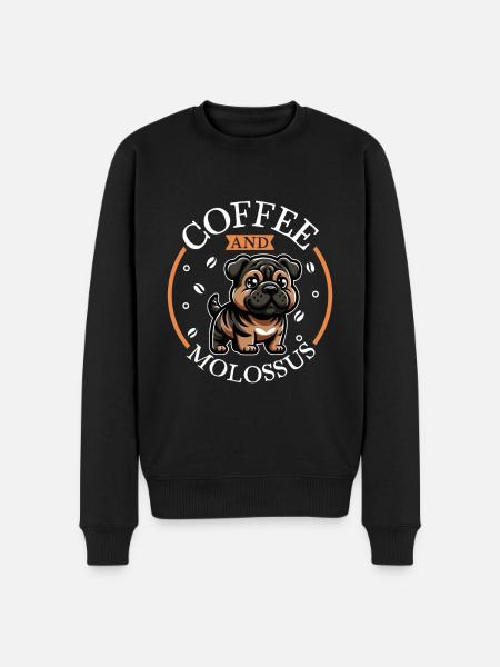 Kaffee et Molossus d’Épire - Pull Premium bio Homme - noir